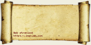 Andrijana Bzeničanin vizit kartica